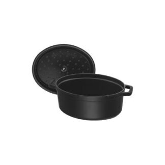 Staub Roaster oval 33cm 6,7l black Schwarz 40509-322-0 405093220 (40509-322-0)