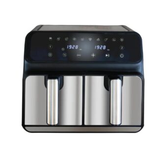 Black & Decker BXAF9000E Double 9 L Stand-alone 2500 W Hot air fryer Black  Stainless steel