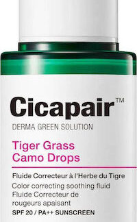 Dr. Jart+ Cicapair Tiger Grass Camo Drops Καταπραϋντικό & Ενυδατικό Serum Προσώπου SPF35 με Centella Asiatica για Λάμψη & Ακμή 30ml