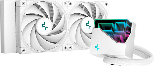 DeepCool LT520 WH Processor All-in-one liquid cooler 12 cm White 1 pc(s) DeepCool LT520 WH Processor All-in-one liquid cooler 12 cm White 1 pc(s)