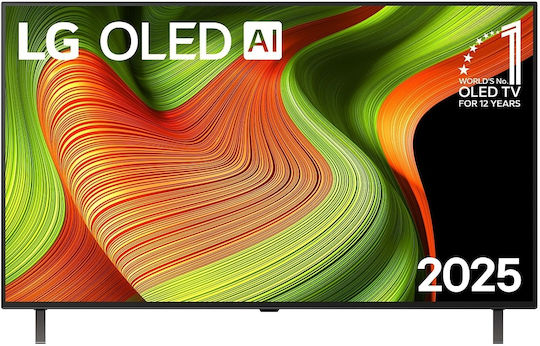 LG Smart Τηλεόραση 77" 4K UHD OLED AI B5 HDR (2025) OLED77B56LA