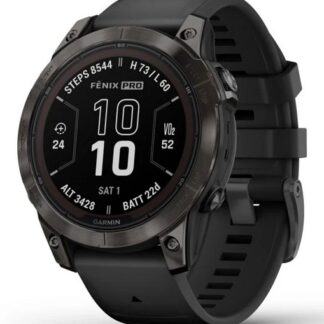Garmin fenix 7S Pro 3.05 cm (1.2 ) MIP 42 mm Digital 240 x 240 pixels Touchscreen Black Wi-Fi GPS (satellite)