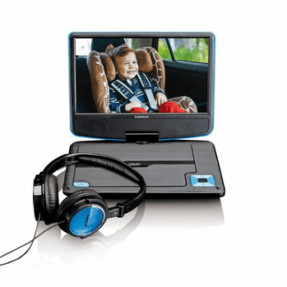 Lenco DVP-910 9'' DVD-Player portabel m. Kopfhörer blau