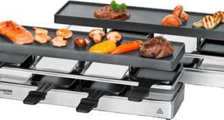 Rommelsbacher RC 1600 Fun for 4+4 Racelettegrill Rommelsbacher RC 1600 Fun for 4+4 Racelettegrill