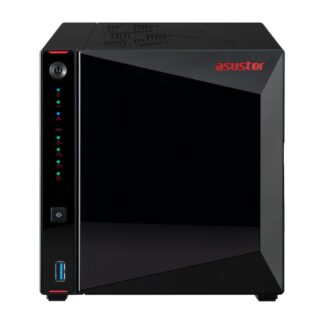 Asustor AS5404T NAS/storage server IntelÂ® CeleronÂ® N5105 4 GB DDR4 0 TB ADM Black