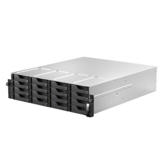 NAS Asustor Lockerstor 16R Pro AS7216RDX  3U rack  16x (3.5  SATA HDD/ 2.5  SSD)  AMD Ryzen 7 Pro 7745 8C 3.8GHz (up to 5.3GHz)  16GB ECC DDR5 4800 (Max. 192GB)  1x M.2 NVMe slot (PCIe Gen5x4)  2x 10Gb  2x 1Gb  1x PCIe Gen5x8 1x Pcie Gen5x4  4x USB 3.2 Ge