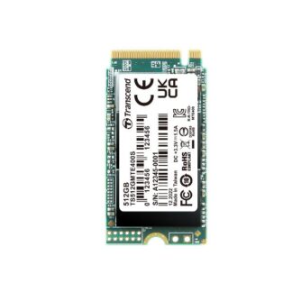 TS512GMTE400S - SSD M.2 2242 da 512GB, PCIe Gen3x4, NVMe, 3D TLC, senza DRAM (TS512GMTE400