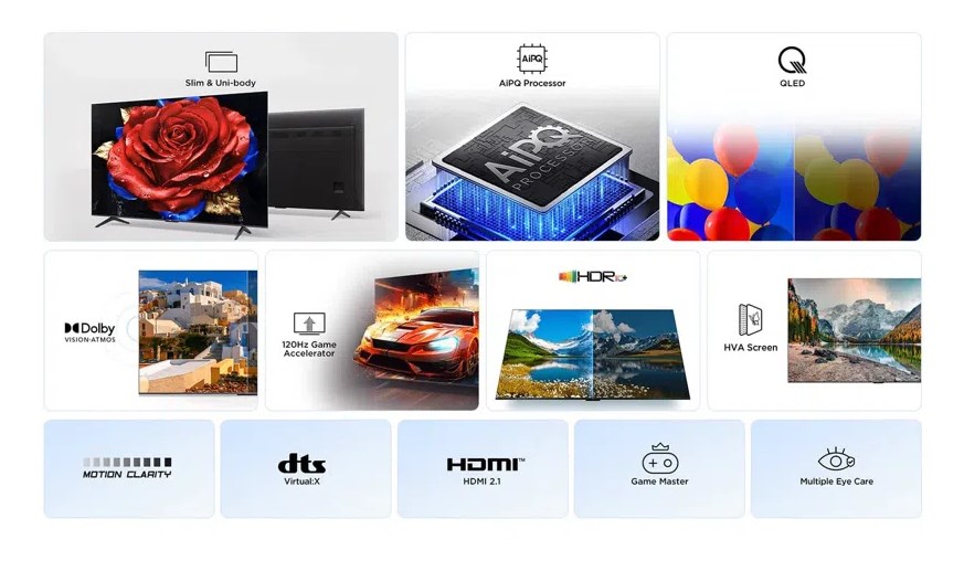 TCL T69C 65T69C TV 165.1 cm (65 ) 4K Ultra HD Smart TV Wi-Fi Metallic 350 cd/m2 TCL T69C 65T69C TV 165.1 cm (65 ) 4K Ultra HD Smart TV Wi-Fi Metallic 350 cd/m2