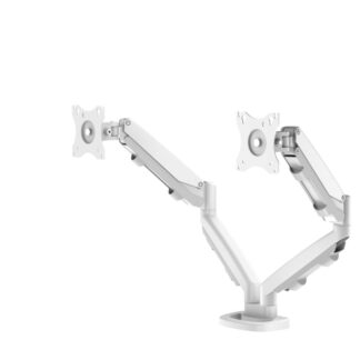 Fellowes Eppa Double monitor arm white