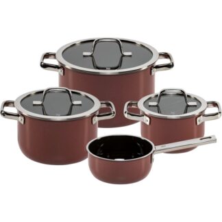 WMF Fusiontec Mineral Pro Rose Quartz Topfset 4pcs WMF Fusiontec Mineral Pro Rose Quartz Topfset 4pcs