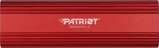 External Portable SSD PATRIOT MEMORY Transporter Lite 1TB USB3.2 Type-C 1000 MB/S (PTPL1TBPEC) Red