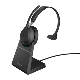 Jabra Evolve2 65 USB-C UC Chrg stand Mono - Black Jabra Evolve2 65 USB-C UC Chrg stand Mono - Black