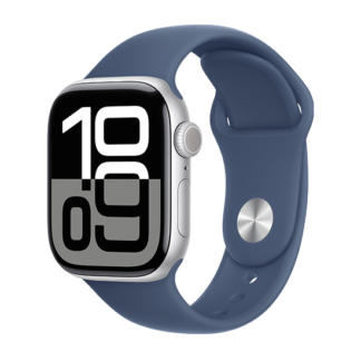 Watch Apple Watch Series 10 GPS 42mm Jet Black Aluminium Case with Sport Band S/M - Black