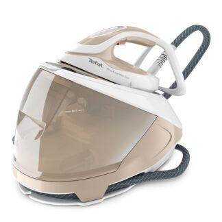 Tefal Pro Express Eco GV9E22E0 steam ironing station 2200 W 1.8 L Durilium AirGlide Autoclean soleplate Beige  White