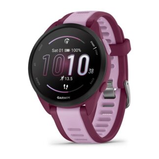 Garmin Forerunner 165 Music 3.05 cm (1.2 ) AMOLED 43 mm Digital 390 x 390 pixels Touchscreen Purple GPS (satellite) Garmin Forerunner 165 Music 3.05 cm (1.2 ) AMOLED 43 mm Digital 390 x 390 pixels Touchscreen Purple GPS (satellite)