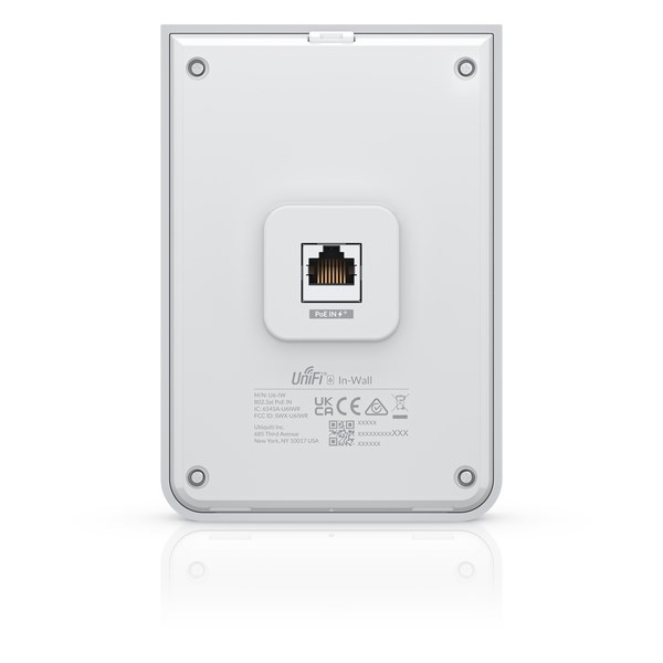 Ubiquiti Unifi 6 In-Wall 4800 Mbit/s White Power over Ethernet (PoE) Ubiquiti Unifi 6 In-Wall 4800 Mbit/s White Power over Ethernet (PoE)