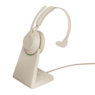 Jabra Evolve2 65 USB-C Beige UC Chrg stand Stereo