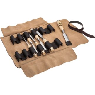 Kirschen Stechbeitelsatz in Ledertasche, 6-tlg. Kirschen Stechbeitelsatz in Ledertasche, 6-tlg.