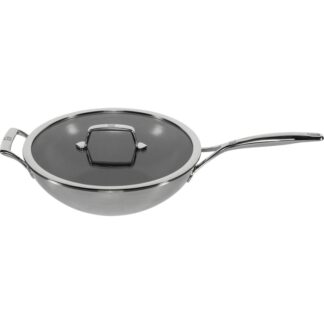 Zwilling Peak Wok 30 cm 18/10 Edelstahl Zwilling Peak Wok 30 cm 18/10 Edelstahl