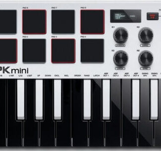 AKAI MPK Mini MK3 Control keyboard Pad controller MIDI USB Black White AKAI MPK Mini MK3 Control keyboard Pad controller MIDI USB Black White