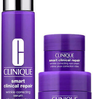 Clinique Set Smart Serum 30ml Wrinkle Cream 15ml Wrinkle Eye 5ml