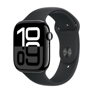 Watch Apple Watch Series 10 GPS 46mm Jet Black Aluminium Case with Sport Band S/M - Black Watch Apple Watch Series 10 GPS 46mm Jet Black Aluminium Case with Sport Band S/M - Black