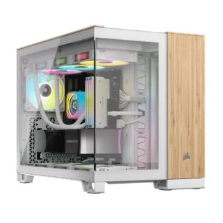 Corsair CC-9011288-WW computer case Midi Tower Bamboo  White
