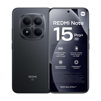 Xiaomi Redmi Note 15 Pro+ 5G Dual Sim 12GB RAM 512GB - Black
