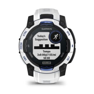 Garmin Instinct 2.29 cm (0.9 ) MIP 45 mm Digital 176 x 176 pixels Touchscreen Black  White GPS (satellite)