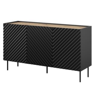 3D2SZ ONDA chest of drawers 150x45x85 black