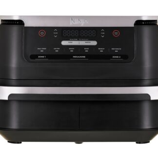 Ninja AF550EU fryer Double 6.6 L Stand-alone 2470 W Hot air fryer Black  Silver