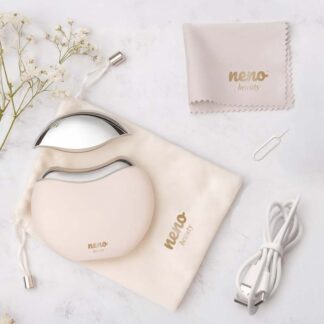 NENO AURI  ADVANCED DEVICE SUPPORTING MUSCLE STIMULATION FOR NATURAL FACE FIRMING AND CONTOURING EFFECTS WITH EMS AND RF TECHNOLOGY