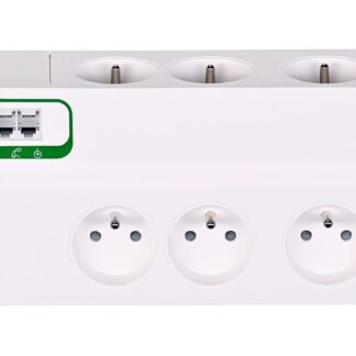 APC PMF83VT-FR surge protector White 8 AC outlet(s) 230 V 3 m