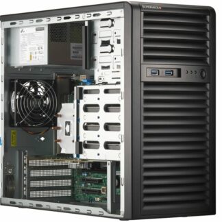 Supermicro SYS-531R-I PC/workstation barebone Mini-Tower Black Intel C262