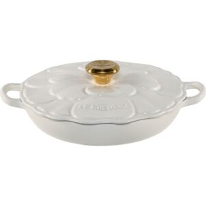 Le Creuset Gourmet-Profitopf Blume 26 cm white