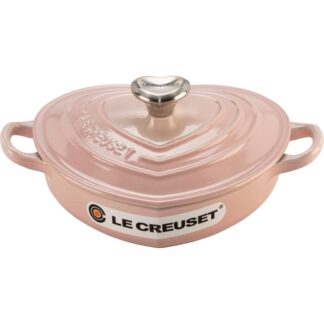 Le Creuset Gourmet Γάστρα σε Σχήμα Καρδιάς Ροζ