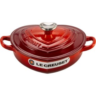 Γάστρα Le Creuset Gourmet σε Σχήμα Καρδιάς Κόκκινη