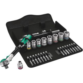 Wera 8100 SB 6 Zyklop Speed Ratchet Set 3/8  Drive metric
