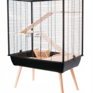 Zolux Cage Neo Cozy Large Rodents H80 black color Zolux Cage Neo Cozy Large Rodents H80 black color