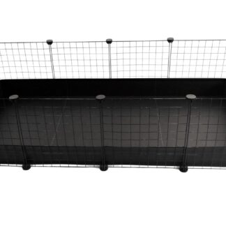 C&C Modular cage 4x2 145 x 75 cm black