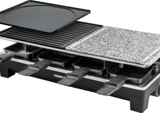 Rommelsbacher RCS 1350 Raclettegrill schwarz/Edelstahl