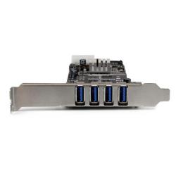 Adattatore scheda SuperSpeed USB 3.0 (5Gbps) con 4 porte PCI Express (PCIe) con 2 canali d