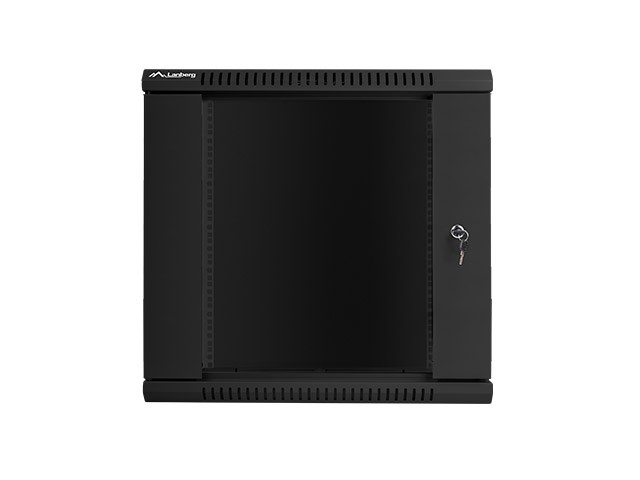 Wall-Mounted Rack 19'' 12U 600X600mm black Wall-Mounted Rack 19'' 12U 600X600mm black