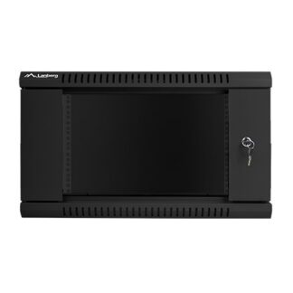 Wall-Mounted Rack 19'' 6U 600X600mm black Wall-Mounted Rack 19'' 6U 600X600mm black