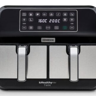 Kenwood HFM20.000MB fryer Double 8 L Stand-alone 1700 W Hot air fryer Black