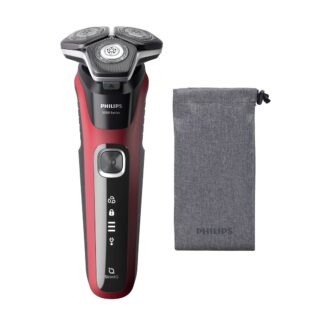 Philips SHAVER Series 5000 S5883/10 men's shaver Rotation shaver Trimmer Black  Red