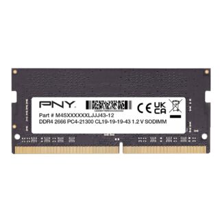 PNY MN16GSD42666 memory module 16 GB 1 x 16 GB DDR4 260-pin SO-DIMM PNY MN16GSD42666 memory module 16 GB 1 x 16 GB DDR4 260-pin SO-DIMM