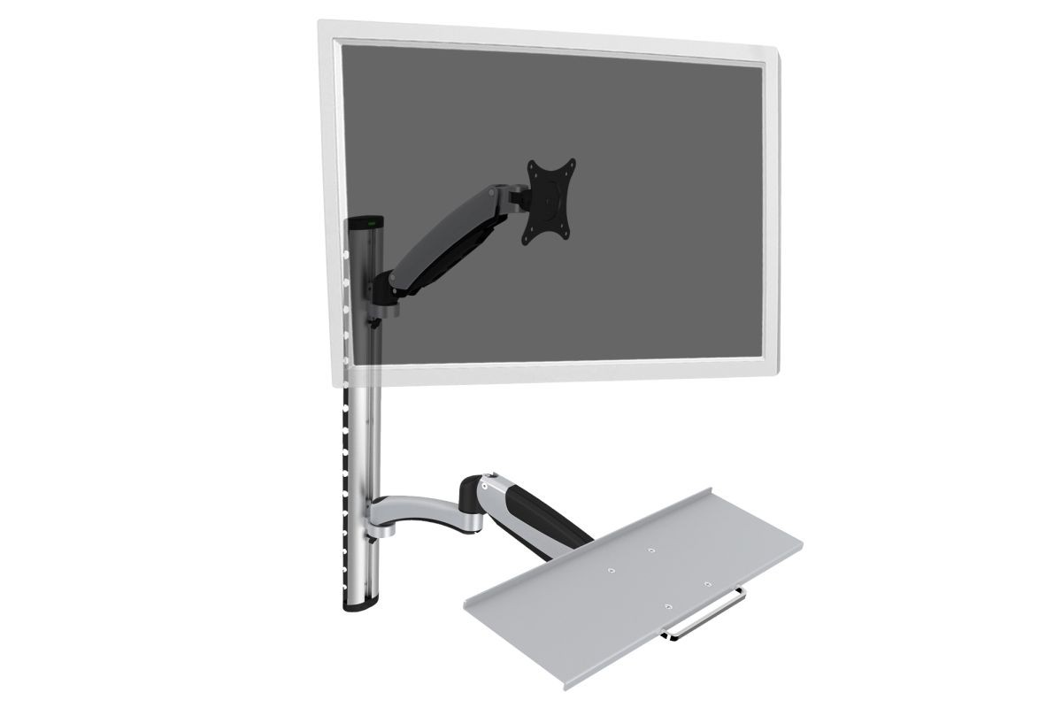 Wall Mount LCD+Keyboard max. 27" max. 8kg Wall Mount LCD+Keyboard max. 27" max. 8kg