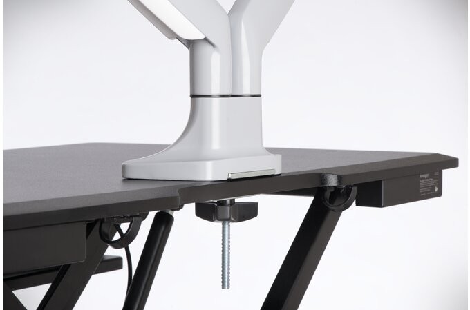 One-Touch Height Adjustable Dual Monitor Arm One-Touch Height Adjustable Dual Monitor Arm
