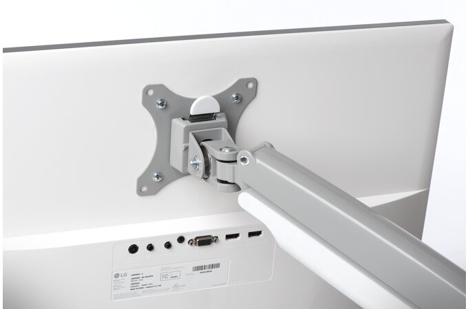 One-Touch Height Adjustable Dual Monitor Arm One-Touch Height Adjustable Dual Monitor Arm